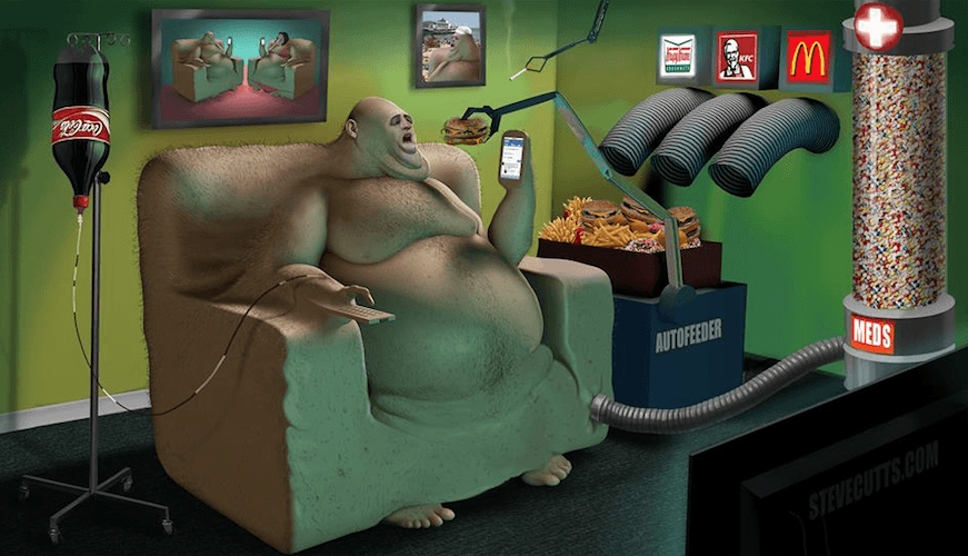 Evolution Steve Cutts