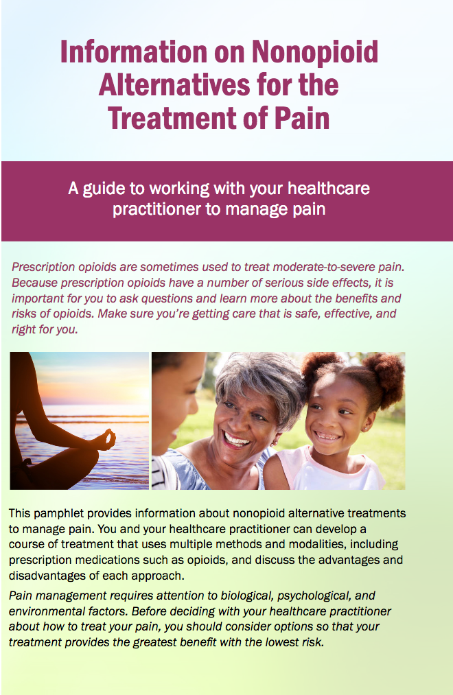 Florida nonopioid brochure